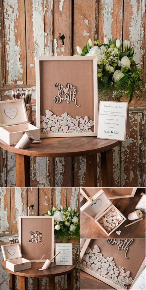 Puzzle guest book for wedding at sandbox in san diego, california. Rustic Wedding Guest Book