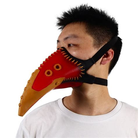 Anime My Hero Academia Overhaul Mask Cosplay Steampunk Crow Mouth