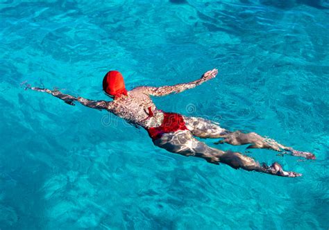 Sports Girl Swims In The Sea Stock Image Image Of Lifestyle Person 41593565