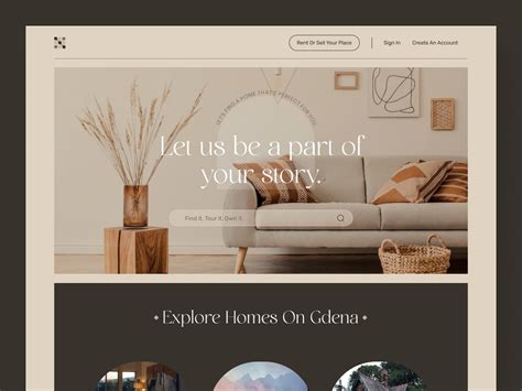 Aesthetic Real Estate Website Landing Page By Shahala Joti For Doodles