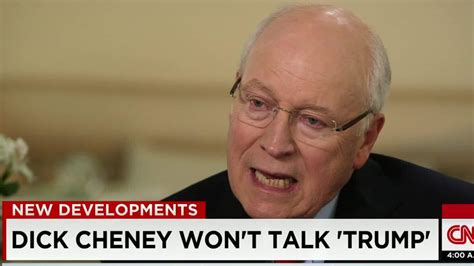 Dick Cheney Wont Talk Trump Cnn Video