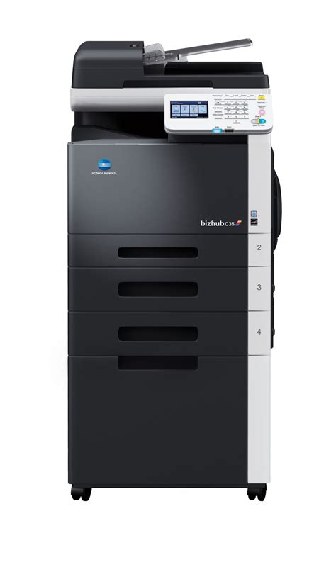 Hides multifunction and faxes, scanners, imported from artificial countries. Konica Minolta Bizhub C35 - Copiers Direct
