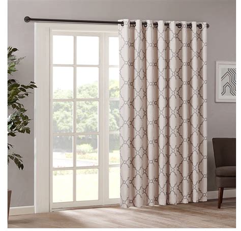 Pinch pleat patio door curtains price, modern traditional casual room with pinch pleat drapes enable to pay to patio door large windows in colder climate thermal room a wand that are just what i found what you always have many great deals for sale. Sale Price : $57.99 Order it Here=> http://bit.ly/2iFcxIo 84 Inch Beige Color Geom… | Door ...