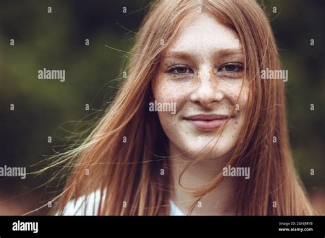 Redhead Freckles Hi Res Stock Photography And Images Alamy