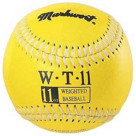 Wt Markwort 11 Oz Markwort Weighted 9 Leather Covered Training Baseball