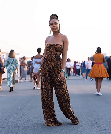 K Naomi Noinyane Served Up A Serious Lesson In Leopard Print At Dstv