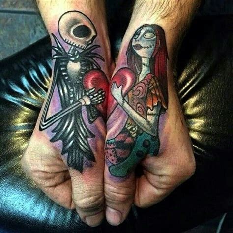 Jack And Sally Complimentary Tattoos Love This Idea El Dövmeleri