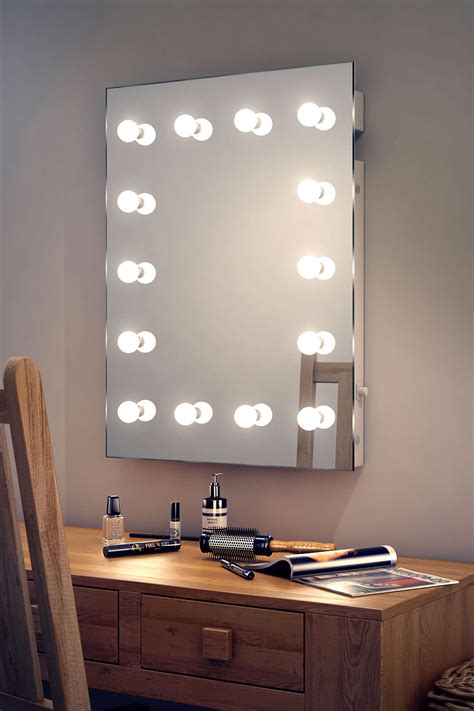 Hollywood Makeup Dressing Room Mirror With Cool White Dimmable Led