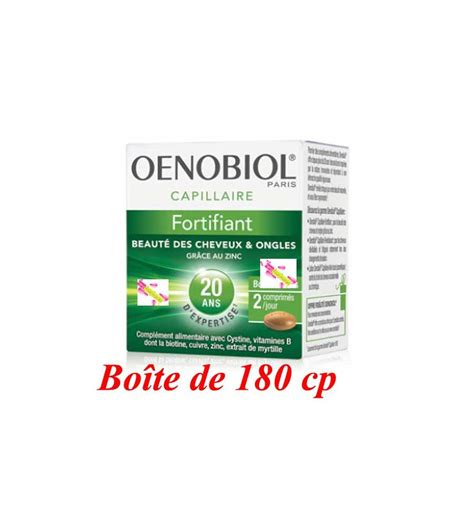 Oenobiol Capillaire Fortifiant Offre Speciale 3 Mois Oenobiol 180 C