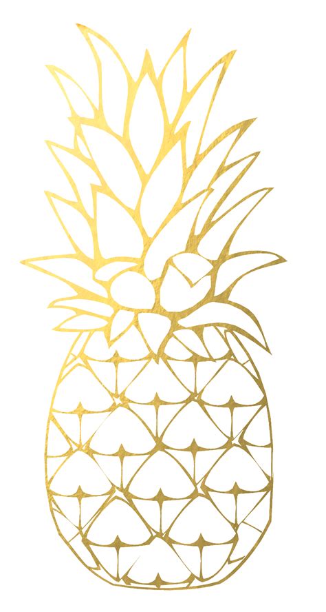 Clipart pineapple gold pineapple, Clipart pineapple gold pineapple Transparent FREE for download ...