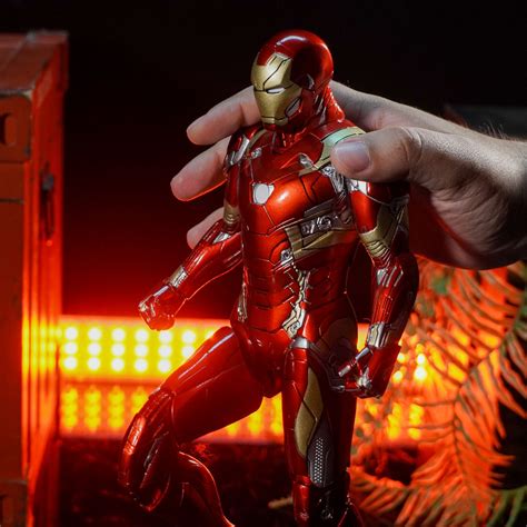 Action Figure Estátua Homem De Ferro Iron Man Mark 46 Xlvi Capitão