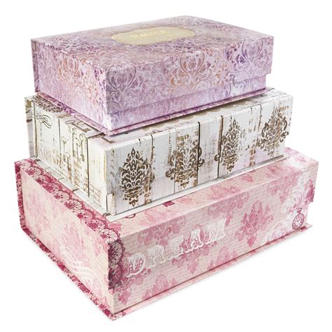 Buy Tri Coastal Designchic Decorative Nesting Storage Boxes With Lids