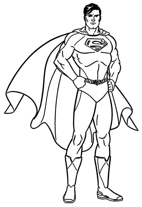 Desenhos De Super Homem Para Colorir Artofit