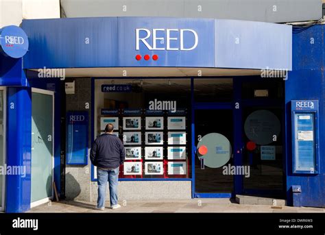 Reed Employment Agency Shop Cardiff Wales Stock Photo Alamy