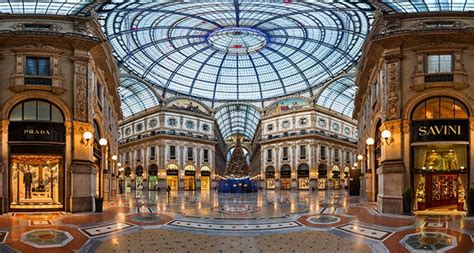 Galleria Vittorio Emanuele Ii Shopping Arcade In Milan