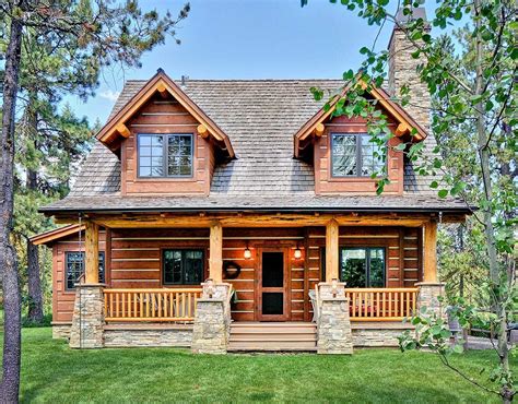 Rustic Log House Plans Photos Cantik
