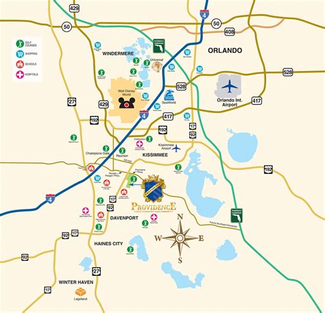 Map Of Central Florida Golf Courses Printable Maps