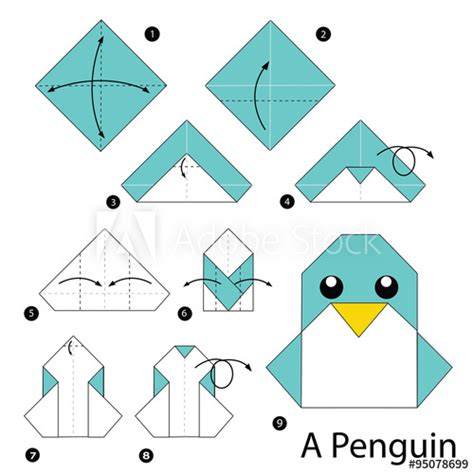 Step By Step Instructions How To Make Origami Penguin