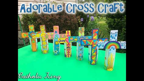 Cute Cross Craft For Kids Youtube