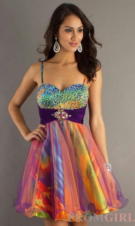 Me Encanta Como Arcoiris Rainbow Prom Dress Homecoming Dresses