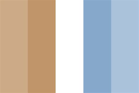 Brown And Blue Color Palette