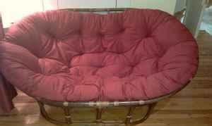 Check spelling or type a new query. Pier 1 Double Papasan Chair/Base/Cushion - (Valley) for ...
