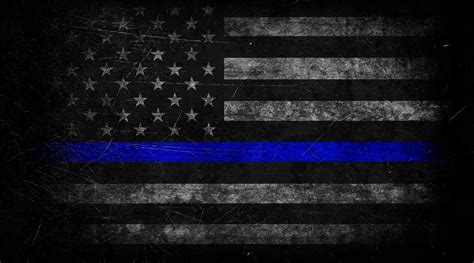 Blue Lives Matter With New Thin Blue Line Pattern For Law Enforcement