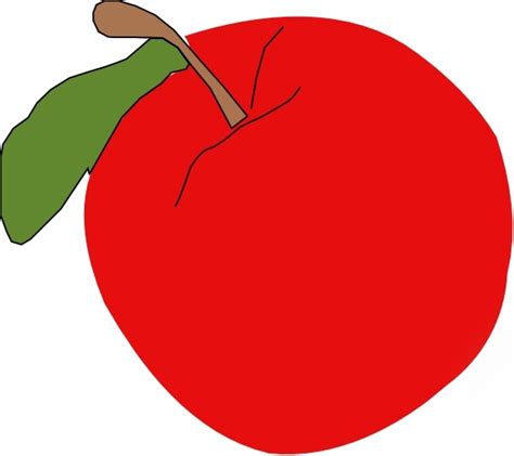 Small Red Apple Clip Art