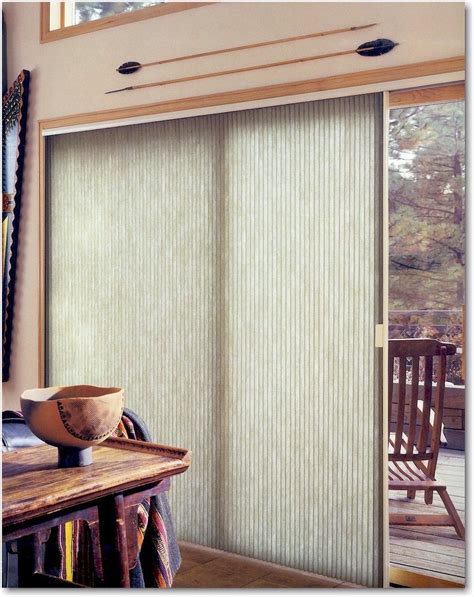 Vertical Honeycomb Shades For Sliding Glass Doors Patio Door Window