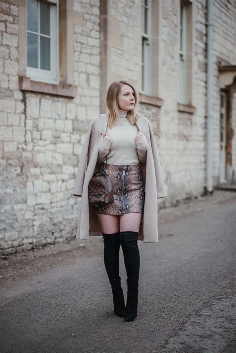 Leather Skirt And Thigh High Boots Vlrengbr