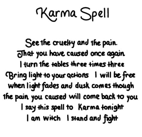 Pin By Cynthia On Spells Witchcraft Karma Spell Witchcraft Spell Books Easy Spells