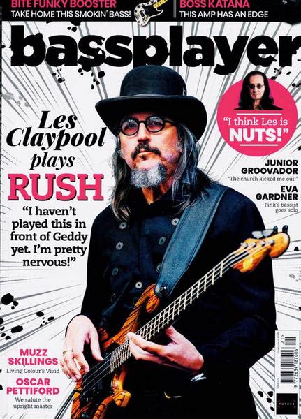 Bass Player Uk Magazine Magazine 421 Les Claypool Rush Geddy Lee Yourcelebritymagazines