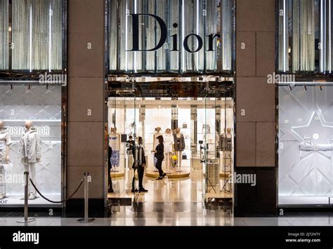 French Luxury Goods Clothing And Beauty Brand Christian Dior Store In