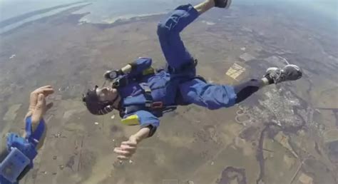 man has seizure while skydiving [video]