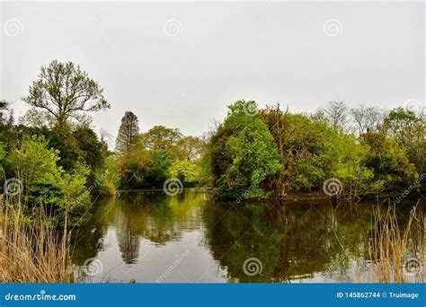 Landscape View In Early Spring Stock Photo Image Of Clouds Colourful