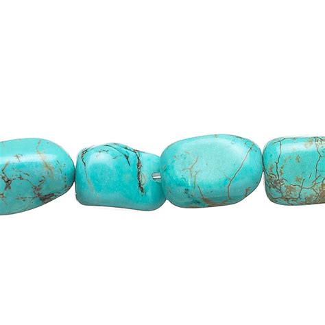 Bead Magnesite Dyed Stabilized Blue And Green Small Tumbled