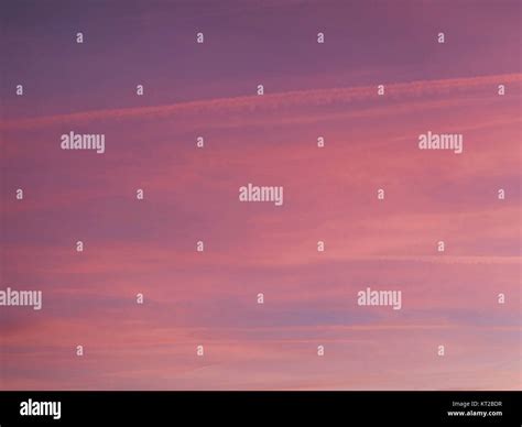 Purple Sunset Sky Stock Photo Alamy