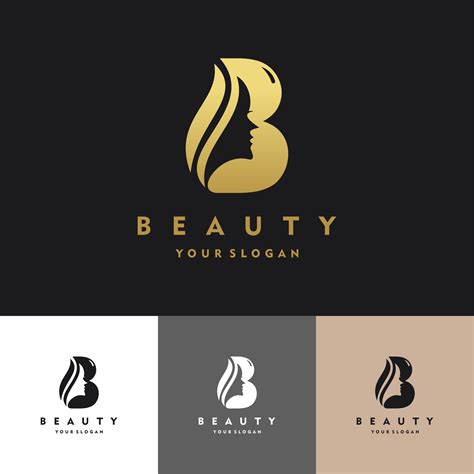 B Beauty Logo Vector Art Icons And Graphics For Free Download