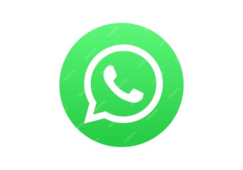 Premium Vector Whatsapp Logo Messenger Icon Realistic Social Media