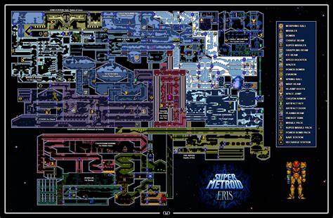 Super Metroid Map Caqweleisure