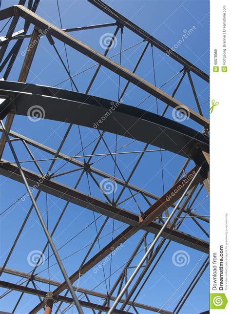 Construction Steelwork Steel Framework Structure Stock Image Image Of