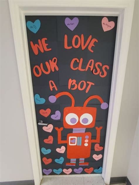 50 Adorably Cute Valentines Day Classroom Door Ideas Valentines