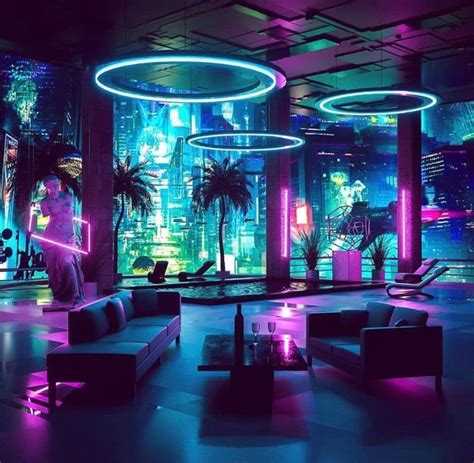 Rᴏʙᴏᴛs Wɪᴛʜ Rᴀʏɢᴜɴs On Twitter Nightclub Design Neon Room Neon