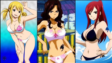 Top 10 Sexiest Fairy Tail Girls Youtube