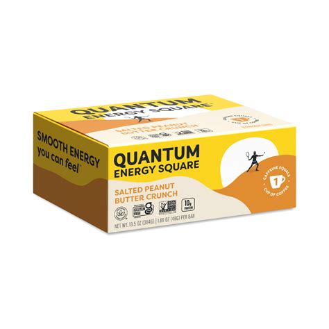 Quantum Energy Squares Energy Square Salted Peanut Butter Crunch