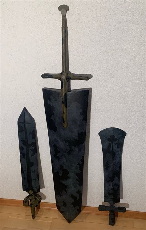 Astas Demon Dweller Sword Black Clover Full Scale Pattern Etsy