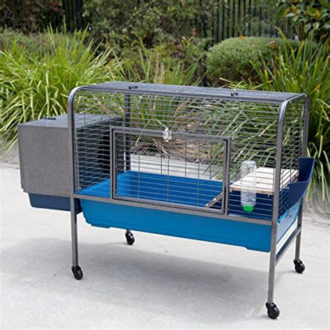 Flyline Rabbit Guinea Pig Cage On Wheels Large Pets Trend Store
