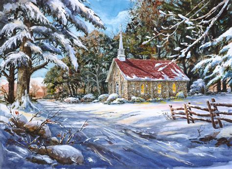 Mayberry Church Limited Edition Art Print William Mangum Fine Art