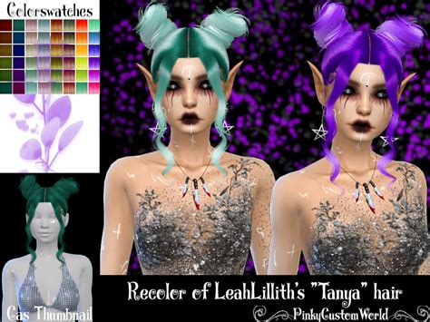 Pinkycustomworld — Retexture Of Tanya Hair By Leahlillith