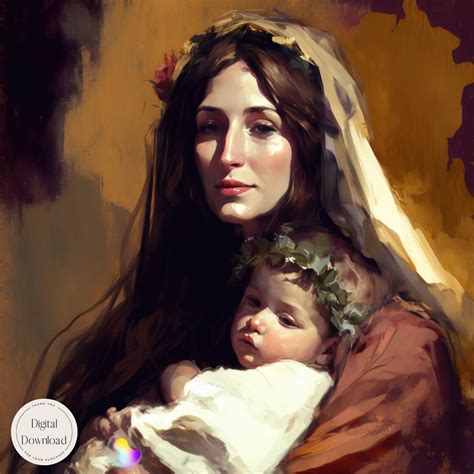 Heilige Maria Katholische Kunst Downloads Mutter Maria Religiöse